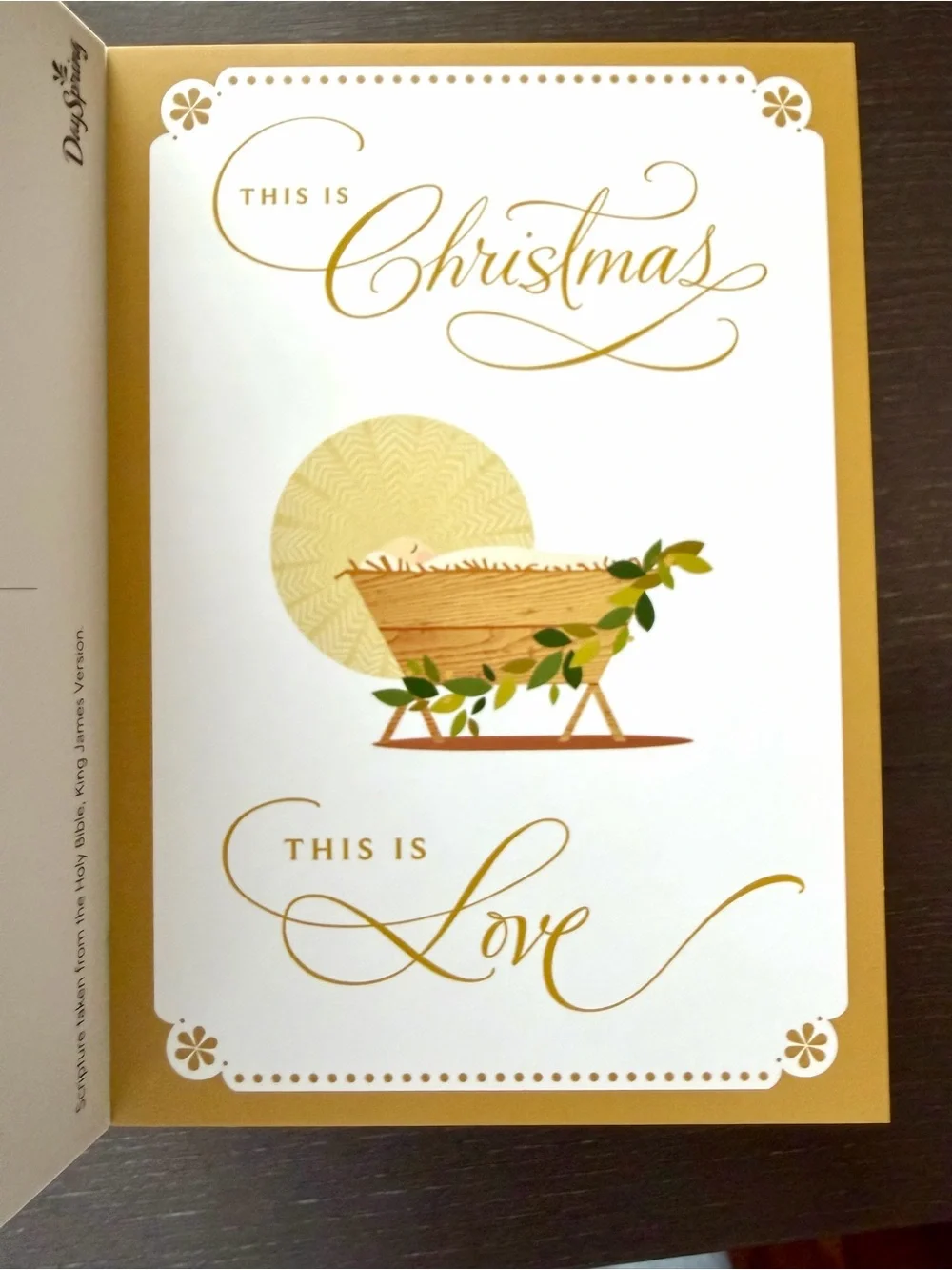 DaySpring Christian Christmas Postcard Book 20 Cards KJV